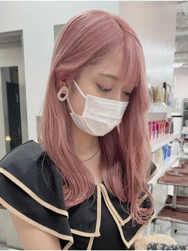 ベレーザシェルト(Beleza scelto) ba1586透明感ダスティ―ピンクブリーチオンカラーチェリーピンク