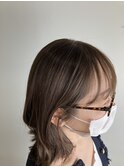 オーガニックカラーでも透明感を