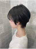 グレージュハンサムショート