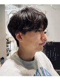 メンズ　髪型　爽やか　マッシュ