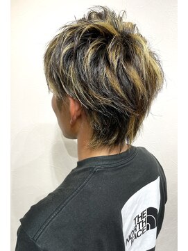 ルートプラス(RUTO+) 【メッシュハイライト】メンズサーフウルフスタイル