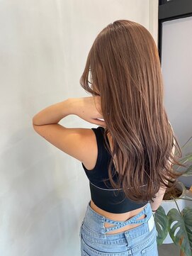 クルー ひたちなか(C.R.E.W) マチルダボブ/ピンクベージュ/インナーグレージュ/ひたちなか