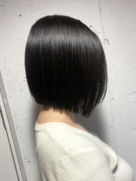 ロックワークオレンジ 西中島店(ROCK WORK ORANGE) お手入れ簡単♪ 切りっぱなしボブ○