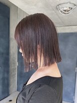 ヲタク(wotaku.)&nbsp;ラベンダーカラー暖色カラーくすみカラー透明感カラー外はねボブ