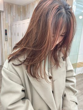 ネウィ ジャム 町田(newi JAM) 大人かわいいエギョモリ ミルクティーブラウン ひし形シルエット