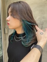 シェル(SHEL+L)&nbsp;inner cyaan Blue 【滝野】