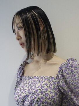 ユルク トウキョウ(jurk tokyo) アンブレラカラー　切りっぱなしボブ