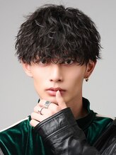 スキル 池袋(SKILL) ウェーブパーマ×ラウンドマッシュ