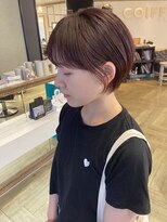 コワファースト 大分(COIFF1RST) 大人可愛いショートボブ白髪ぼかし20代30代40代/大分