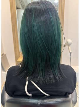 バローチェ(Barouche) 【Barouche/中島綾子】アンブレラカラー　グリーンカラー　堀江