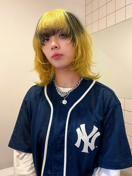 チーカ(chica) セクションカラー イエロー