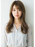 #磐田　ブリーチ1回マットベージュ