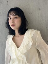 バロンフェム(baLon.fem)&nbsp;【stylist田島】ミディアムレイヤー/暗髪