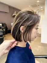 パープル(PURPLE)&nbsp;デザインカラー/ハイライトカラー/ボブ