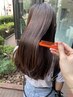パヤ毛・うねり解消|艶髪ストレート+カット【川上指名限定】
