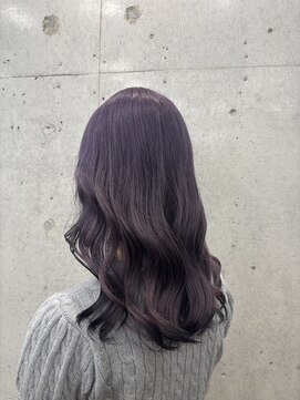 アジールヘア 赤羽駅南口店(agir hair) ラベンダーカラー エンドカラー フェイスフレーミング 赤羽