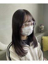 シアン(cyan) 透明感ブラウンカラー×レイヤーカット