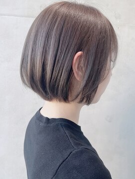 セイドット リー(Say. Ree) say.ショートボブひし形ショートダークレッドデザインカラー