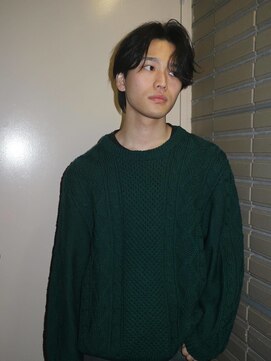 アイロンセット/センターパート/毛流れ/池袋メンズカット