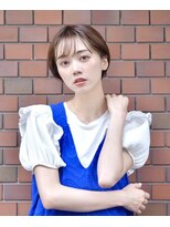 ウィローズ(WILLOW'S)&nbsp;大人可愛い20代30代40代黒髪前下がりショートボブ丸みショート◎