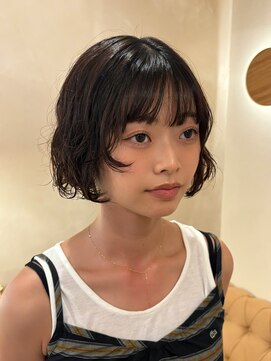 ラヴィズム 名駅店(LUVISM) ミディアム/レイヤー/顔周りレイヤー/ボブ/パーマ/艶カラー