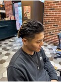 MEN'S HAIR/オールバックパーマ/フェード/ライン
