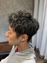 メンズココ 日本橋店(MENS COCO)&nbsp;アップバングショート ツイストパーマ