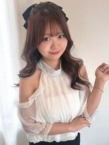 アンニュ(annuy)&nbsp;ブラウンカラー 顔周りカット ハッシュカット レイヤーカット