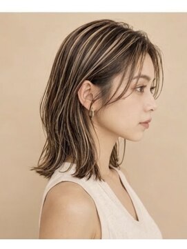 髪質改善サロン WE BE PARSLEY atre 川越店【ウィービーパセリアトレ】 結んでも可愛い!透明感グレージュ×繊細シークレットハイライト