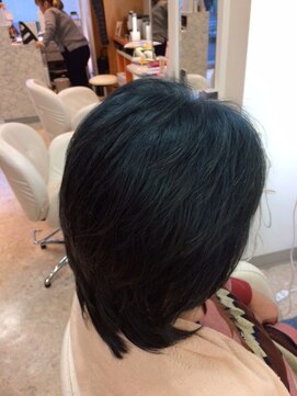 オレンジ サラ 河辺店 グレイカラー　コバルトブルー