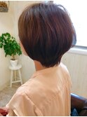 Barretteショートボブ×フォギーベージュ