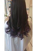 外人風パープルカラー◎ハイライト