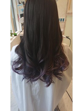 トータルビューティサロン シェリ(total beauty salon cheri) 外人風パープルカラー◎ハイライト