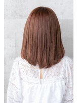 アッシュ ヘアーメイク 桐生(ash hair×make)&nbsp;ピンクベージュでツヤ感◎ヘルシー☆セミディストレート
