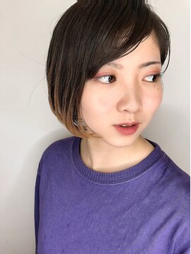ロッカ ヘアーイノベーション(rocca hair innovation) ◆ハイライト×ショートボブ