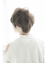 ミエル ヘア 新宿(miel hair)&nbsp;〈mielhair新宿〉愛されモテショート　艶カラー