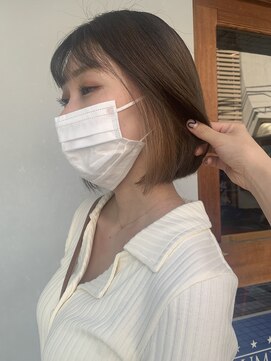 ミレバイジェニー (mirae by geny) ボブとインナーカラーでお洒落ヘア RINO