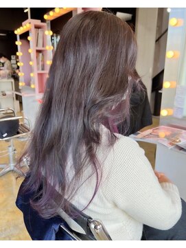 ワーカー ミミ(worker MIMI) パープルのインナーポイントハイライト