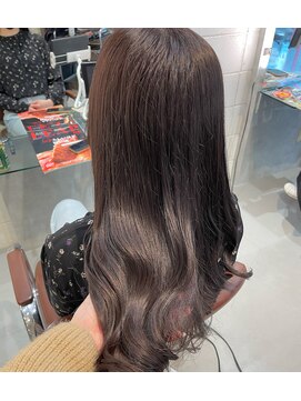 ヘアーメイクチック(HAIR MAKE CHiC) ブラウンベージュカラーダブルカラー透明感カラーワンカラー