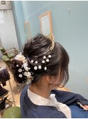 ヘアセット×前撮り×ティアラ×暗髪×メリハリ×似合わせ