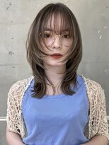 アクアオモテサンドウ(ACQUA omotesando)&nbsp;△韓国風大人可愛いレイヤーカットウルフカットロングヘア