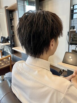 アイリーヘアデザイン(IRIE HAIR DESIGN) 【IRIE HAIR赤坂】センターパートスパイラルパーマ