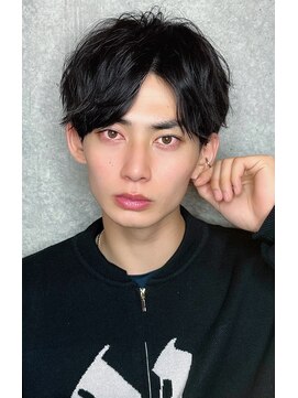 クーエフー(coo et fuu) コンマヘアツーブロックマッシュカルマパーマノーセットマッシュ
