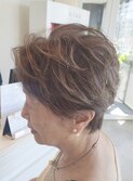 白髪ぼかしカラー!フルウィービング【ベージュ】