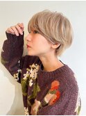 ハイトーンショート/耳掛けショート/マッシュショート