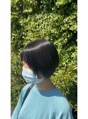 【Soil AVEDA沼津大岡】ショートボブダークグレー