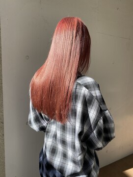 アジールヘア 北千住駅西口店(agir hair) コットンピンクベージュ艶ケアカラーイルミナカラー20代北千住