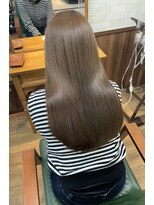 アンダーバーホワイトモデ 河内長野(_WHITE mode)&nbsp;◎大人可愛い髪質改善カラーラベンダーベージュ毛先パーマ透明感