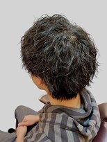 銀座マツナガ 浅草店&nbsp;ツーブロウルフマッシュ×ツイストスパイラルパーマ