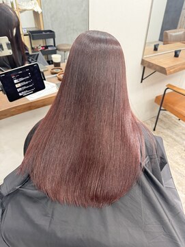 ラボ(LABO.) ブリーチなしレッドブラウン